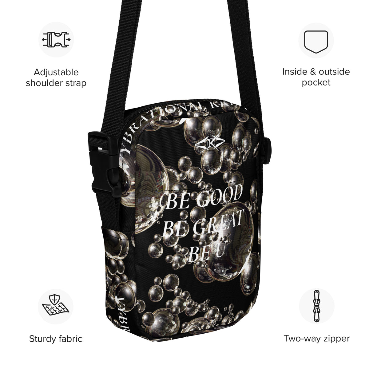 LUXE OBSIDIAN HALO CROSSBODY