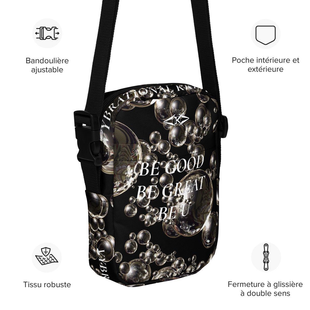 LUXE OBSIDIAN HALO CROSSBODY