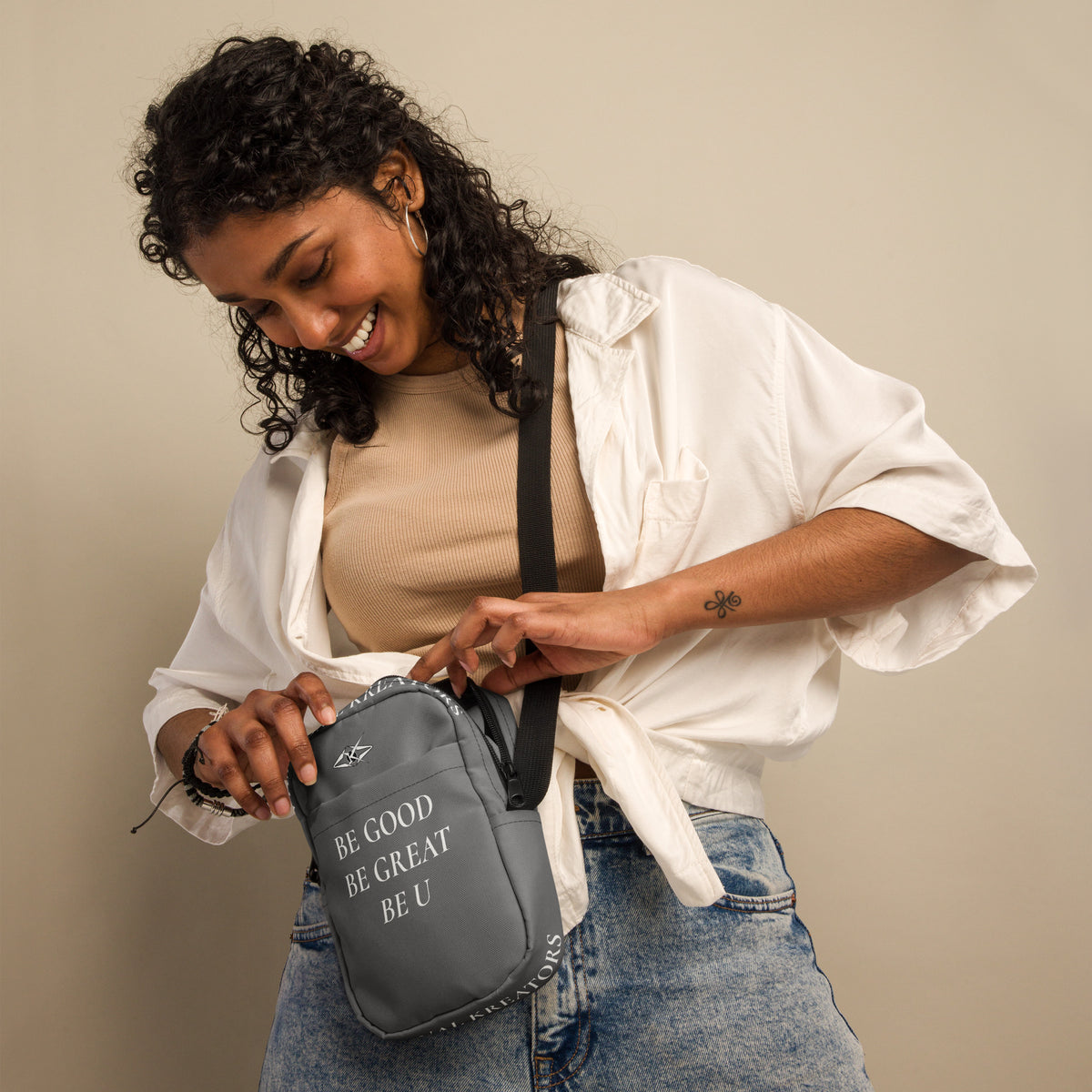 GREY LUXE CROSSBODY
