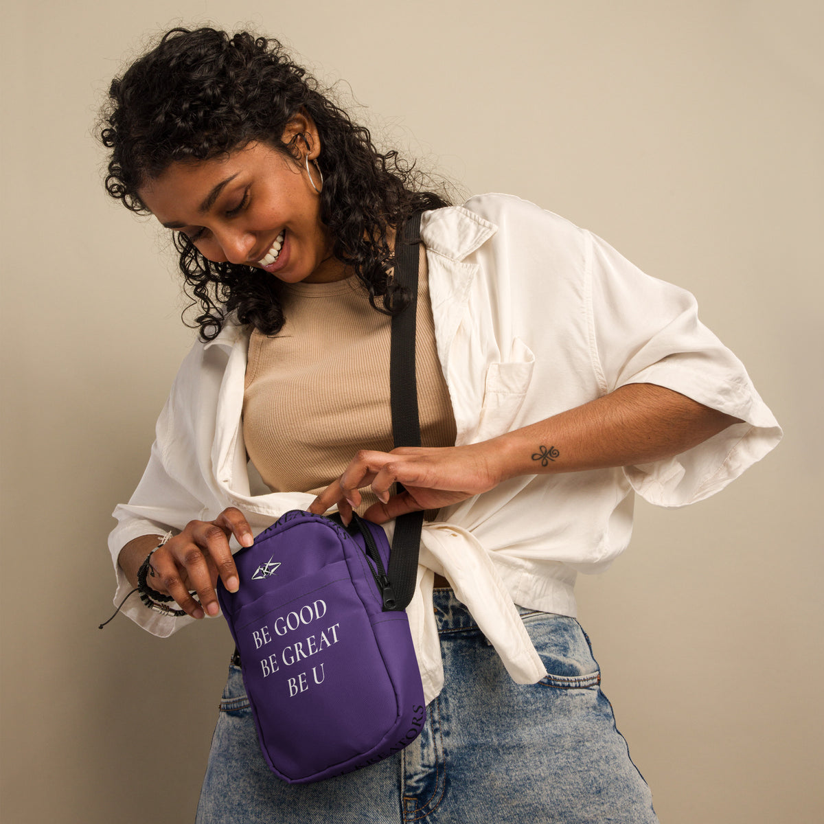 PURPLE LUXE CROSSBODY