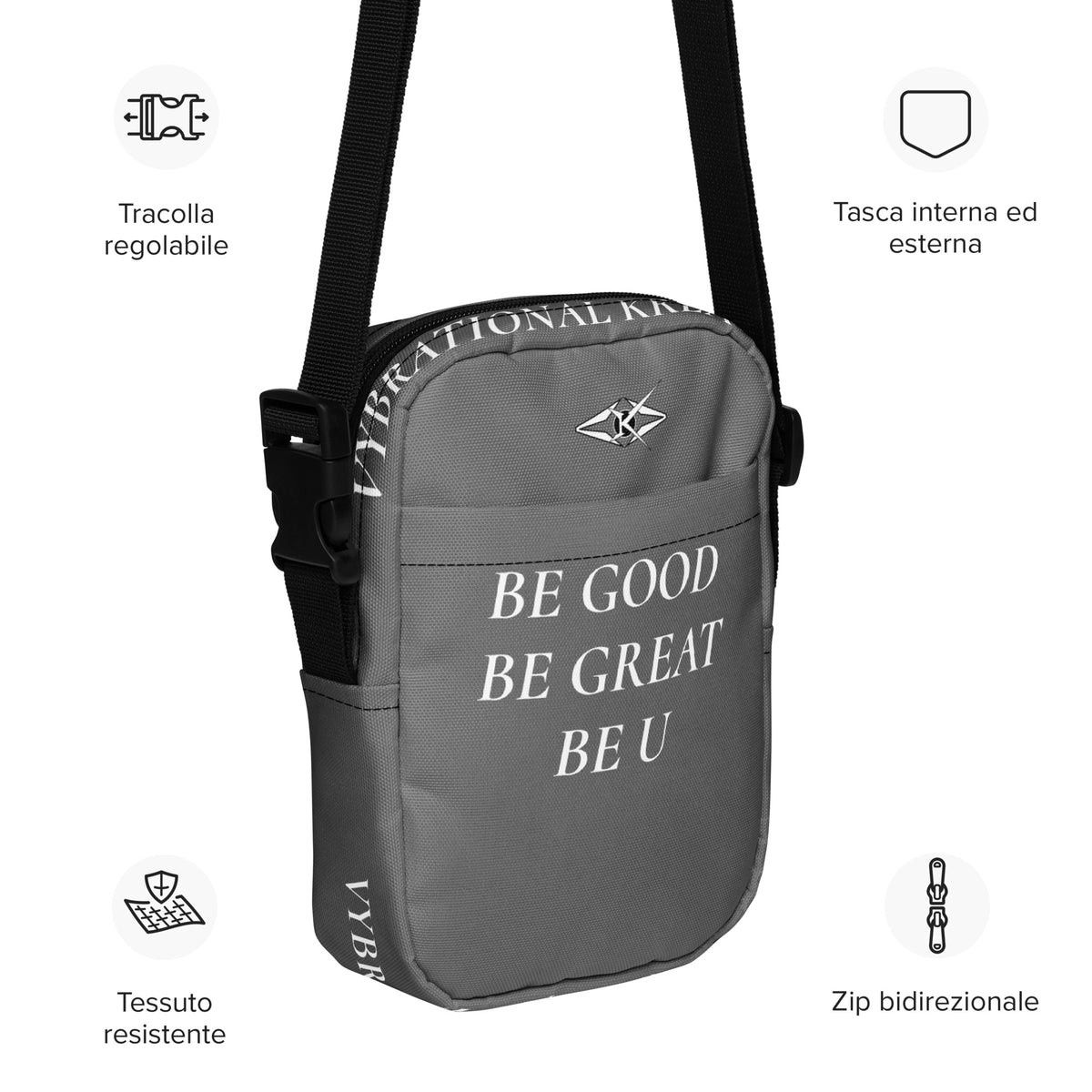 GREY LUXE CROSSBODY