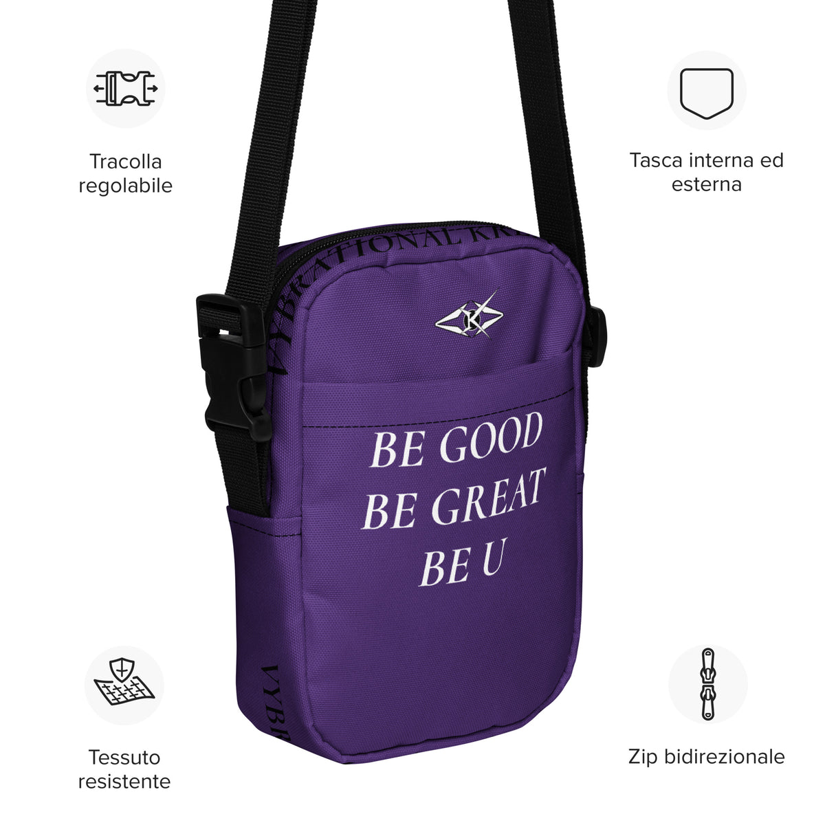 PURPLE LUXE CROSSBODY