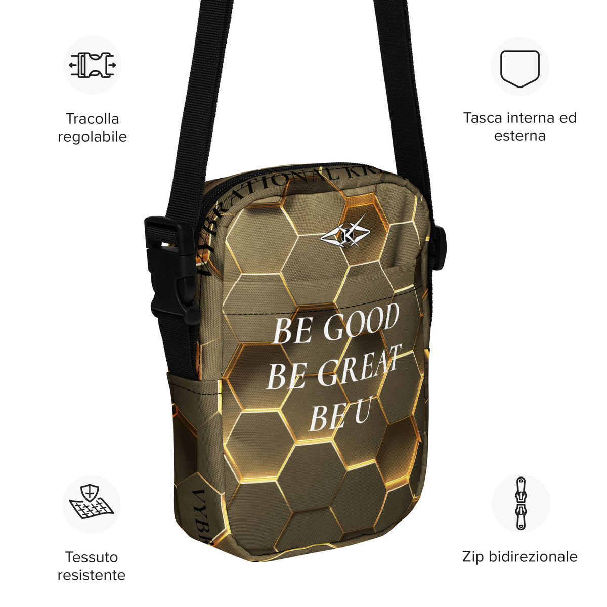 GOLD HEXA LUXE CROSS BODY
