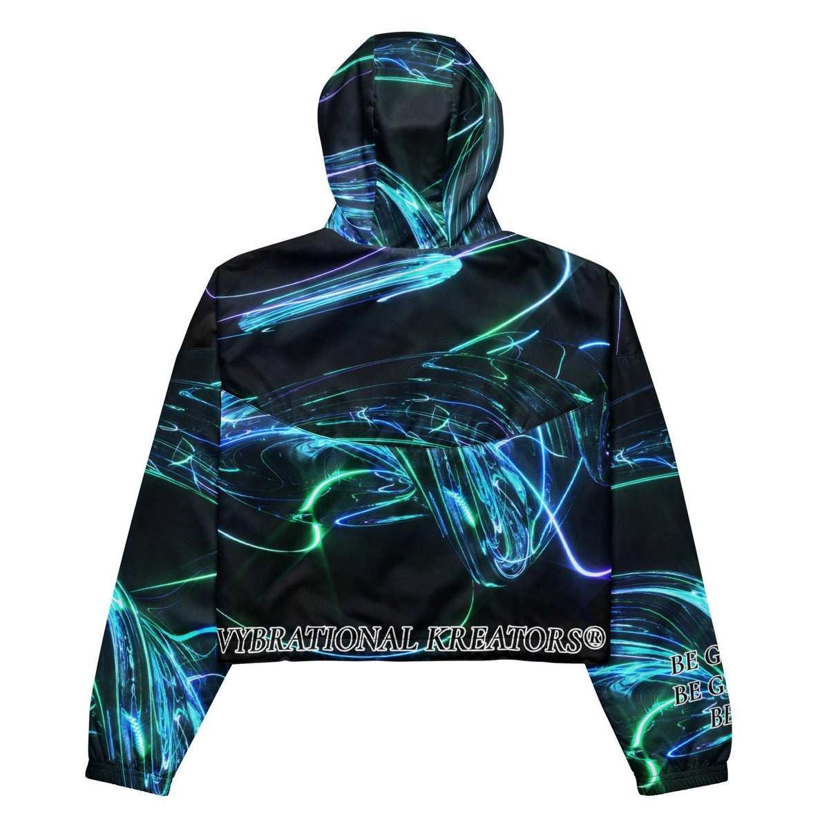 Women’s PREMIUM cropped windbreaker - VYBRATIONAL KREATORS®