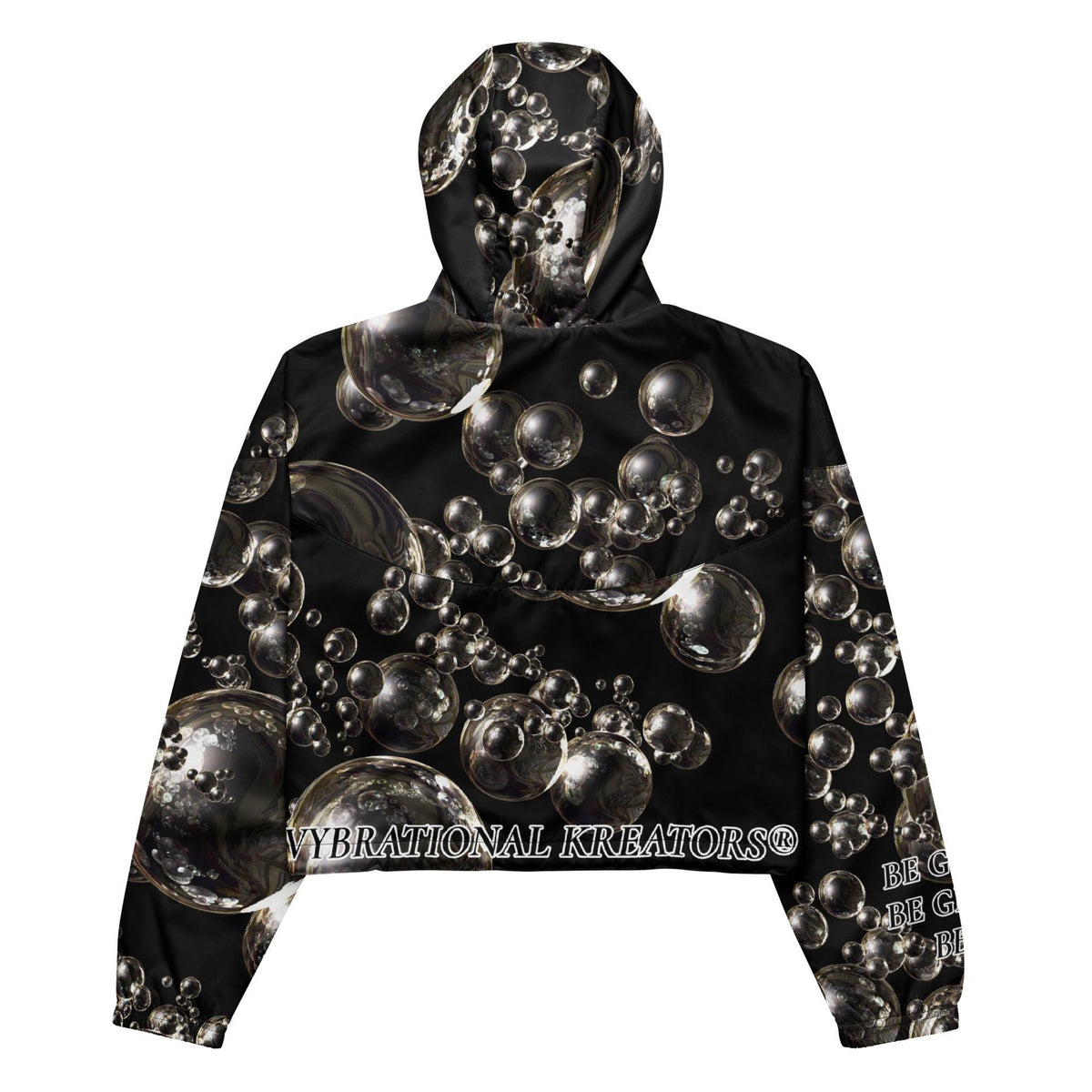 Women’s Premium cropped windbreaker - VYBRATIONAL KREATORS®