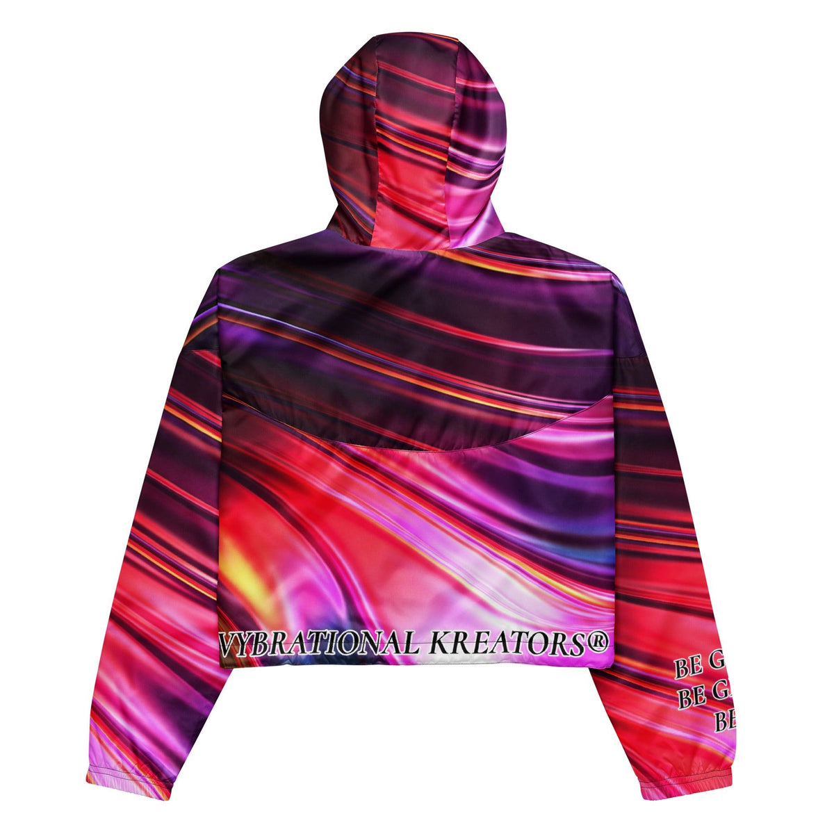 Women’s Premium cropped windbreaker - VYBRATIONAL KREATORS®
