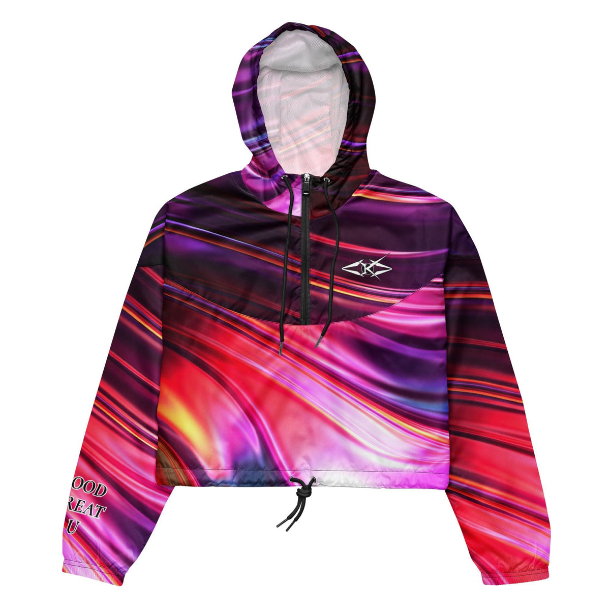 Women’s Premium cropped windbreaker - VYBRATIONAL KREATORS®