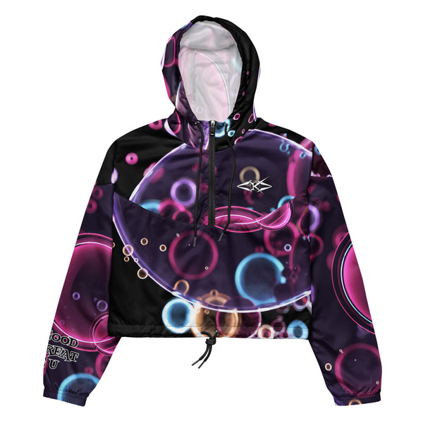 LUXE SPECTRUM CROPPED WINDBREAKER