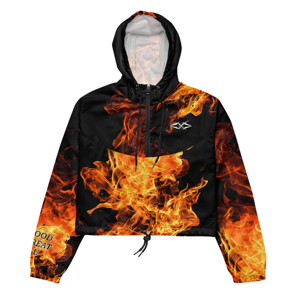 INFERNO LUXE CROPPED WINDBREAKER