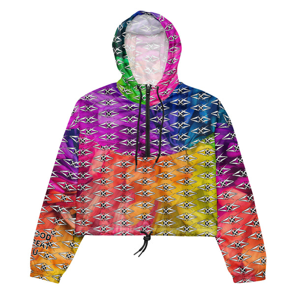 PRISMATIC LUXE BLOOM WINDBREAKER
