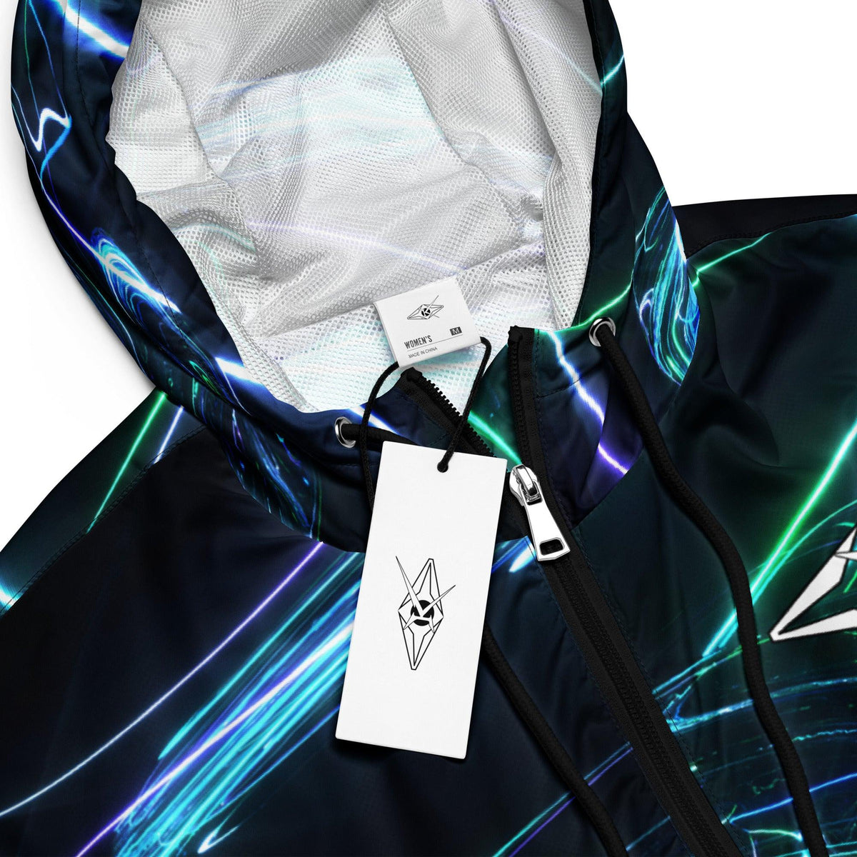 Women’s PREMIUM cropped windbreaker - VYBRATIONAL KREATORS®
