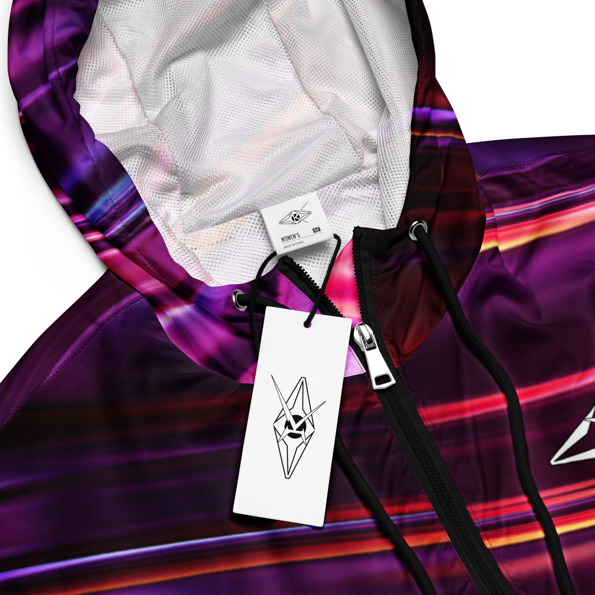 Women’s Premium cropped windbreaker - VYBRATIONAL KREATORS®