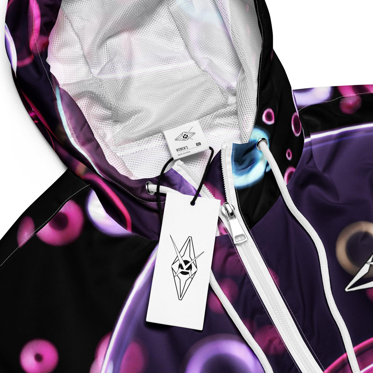 Women’s Premium cropped windbreaker - VYBRATIONAL KREATORS®