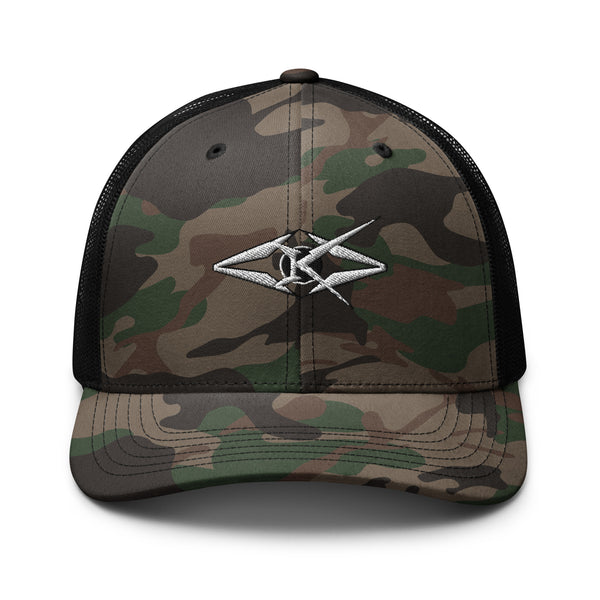 Luxe Camouflage trucker hat