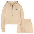 Women’s Cropped Hoodie & Jogger Short Set