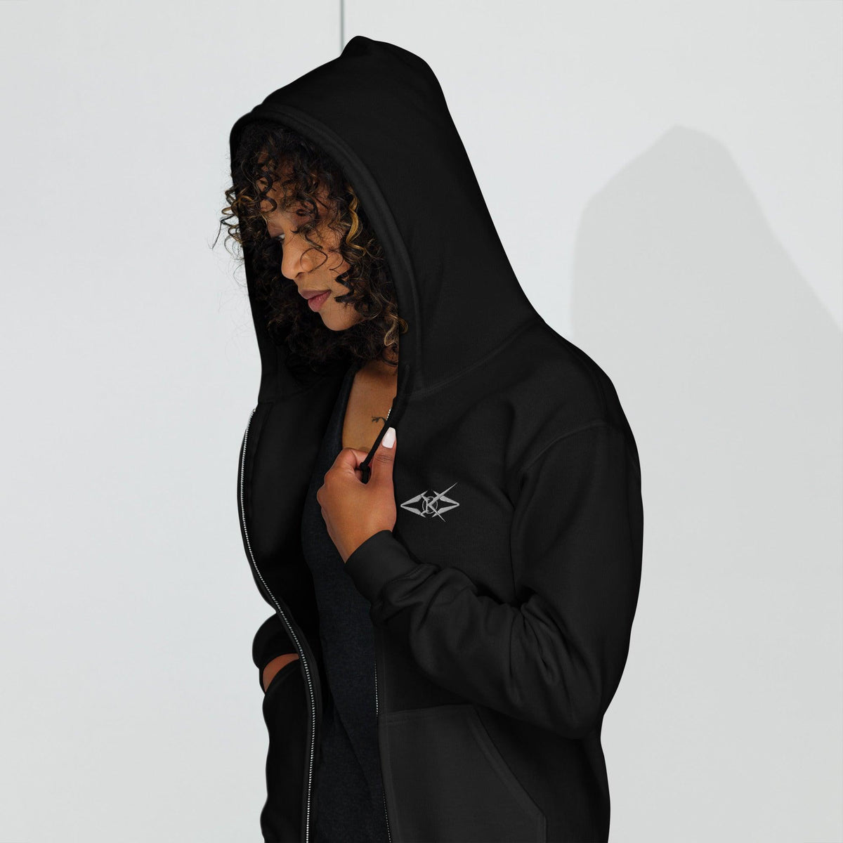 YOU ARE THE VISUAL, BABY! zip hoodie - VYBRATIONAL KREATORS®