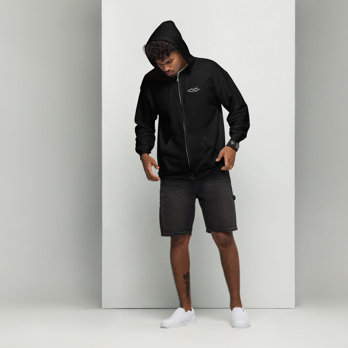 YOU ARE THE VISUAL, BABY! zip hoodie - VYBRATIONAL KREATORS®