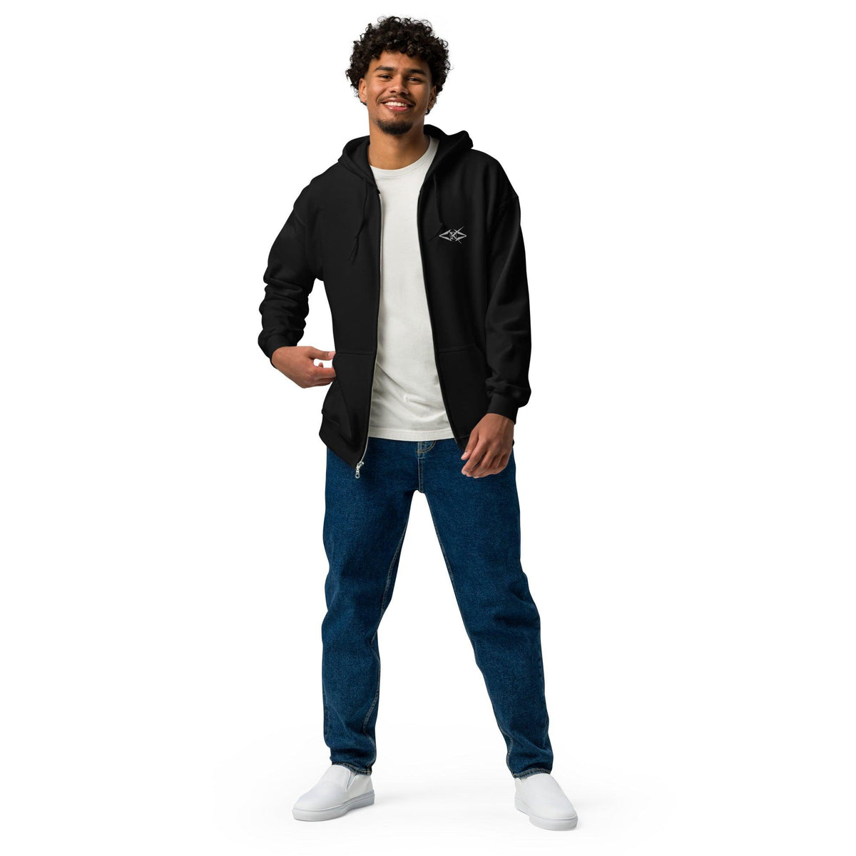 YOU ARE THE VISUAL, BABY! zip hoodie - VYBRATIONAL KREATORS®