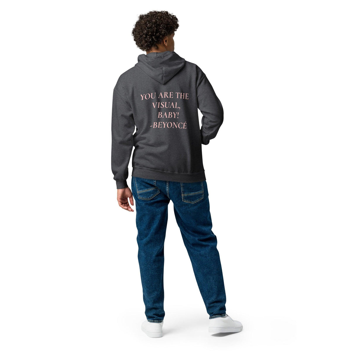 YOU ARE THE VISUAL, BABY! zip hoodie - VYBRATIONAL KREATORS®