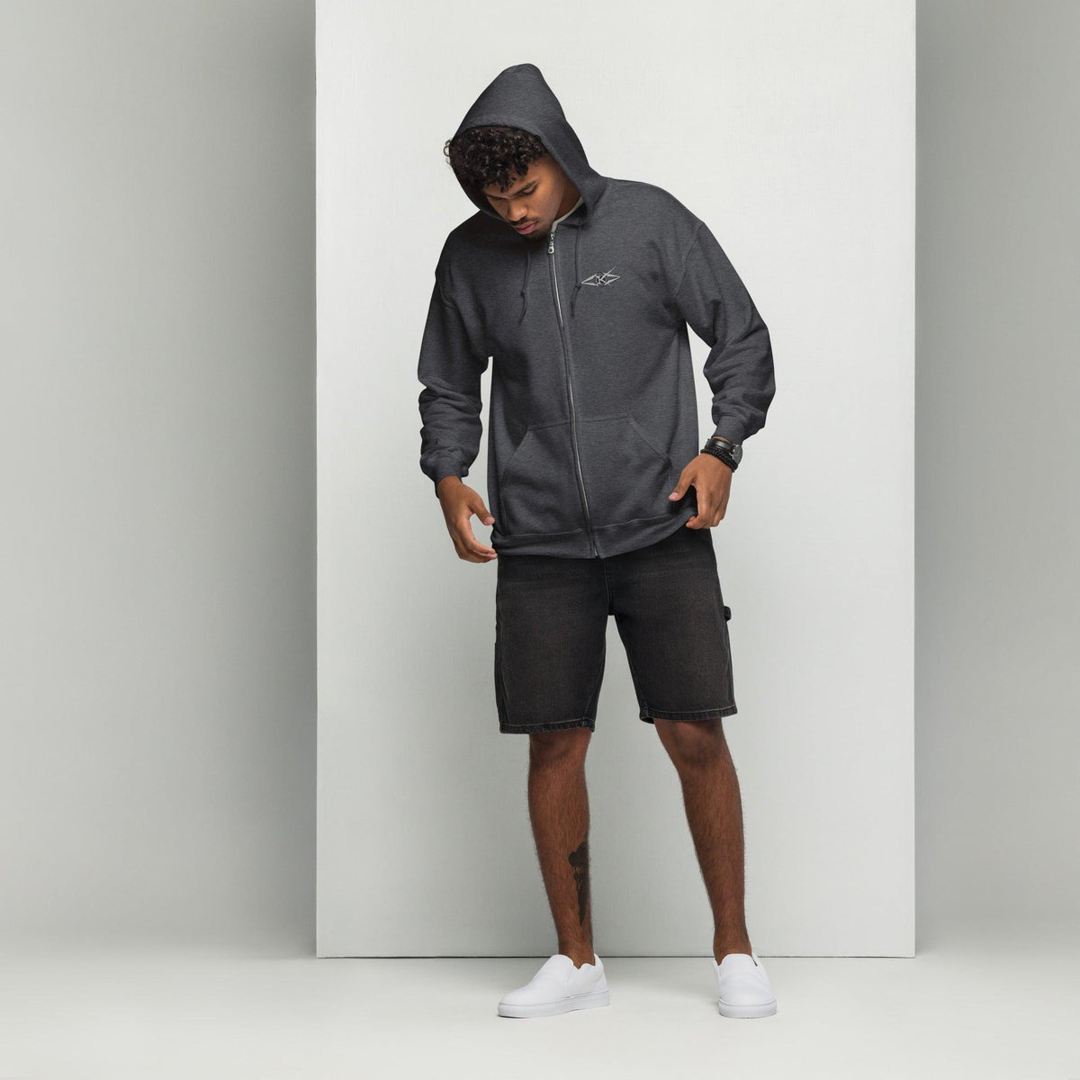 Unisex BBB zip hoodie - VYBRATIONAL KREATORS®