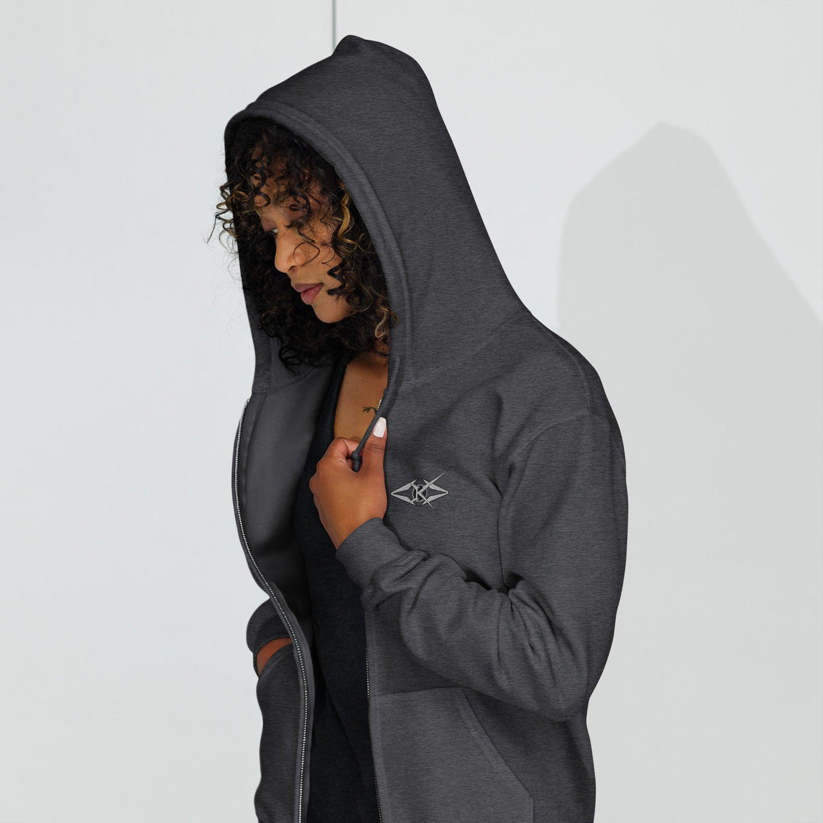 YOU ARE THE VISUAL, BABY! zip hoodie - VYBRATIONAL KREATORS®