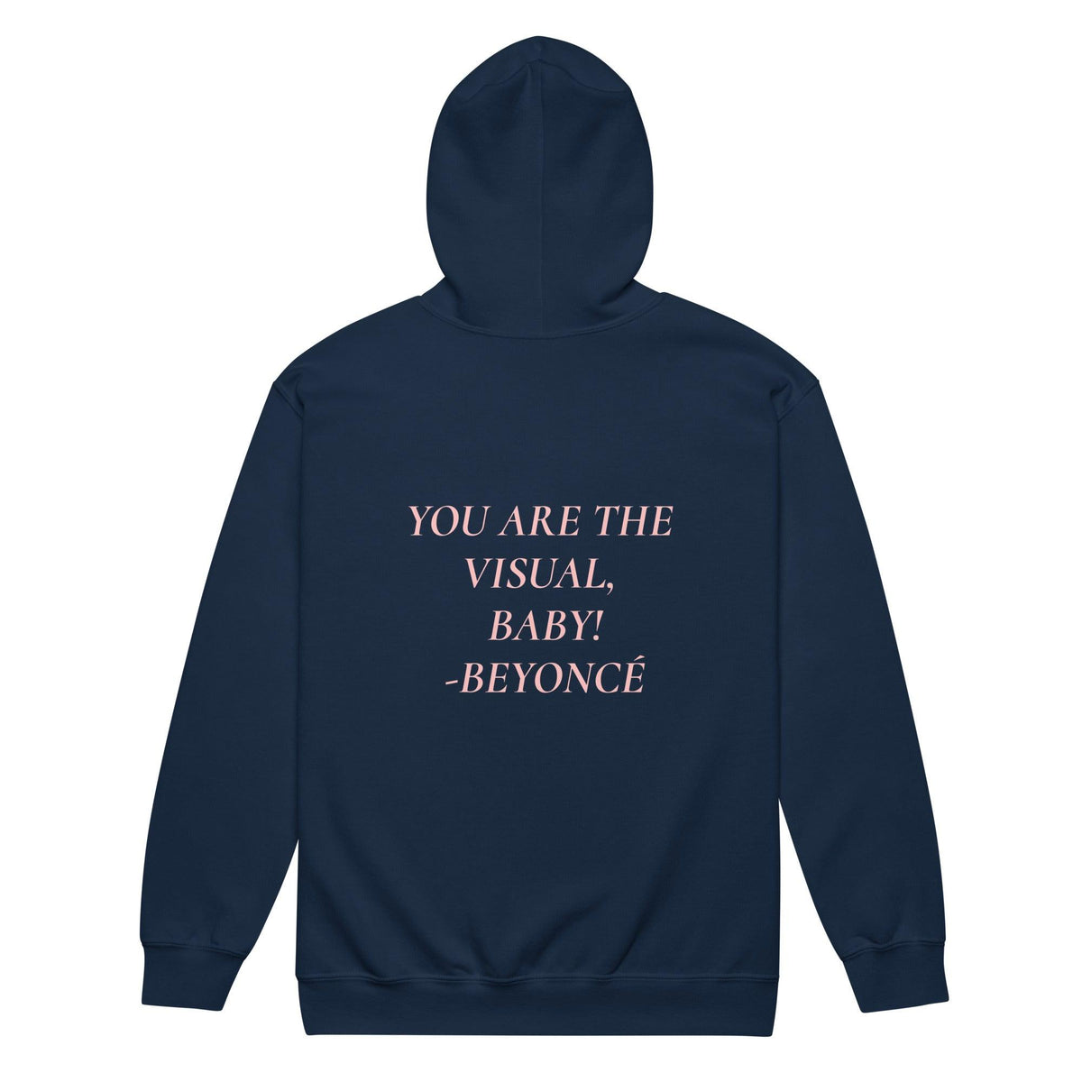 YOU ARE THE VISUAL, BABY! zip hoodie - VYBRATIONAL KREATORS®