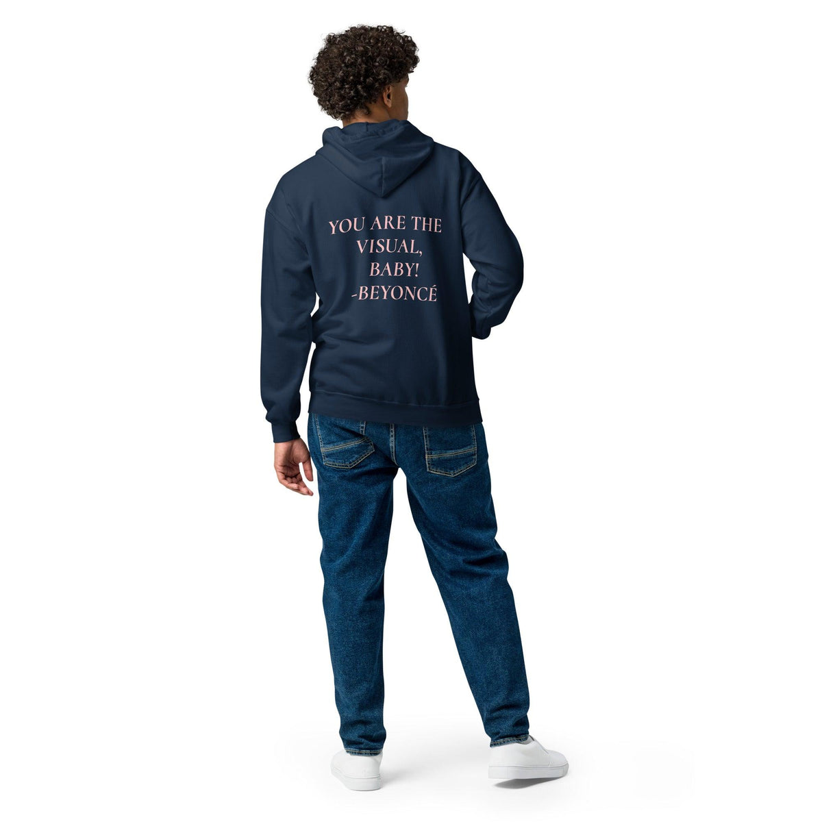 YOU ARE THE VISUAL, BABY! zip hoodie - VYBRATIONAL KREATORS®