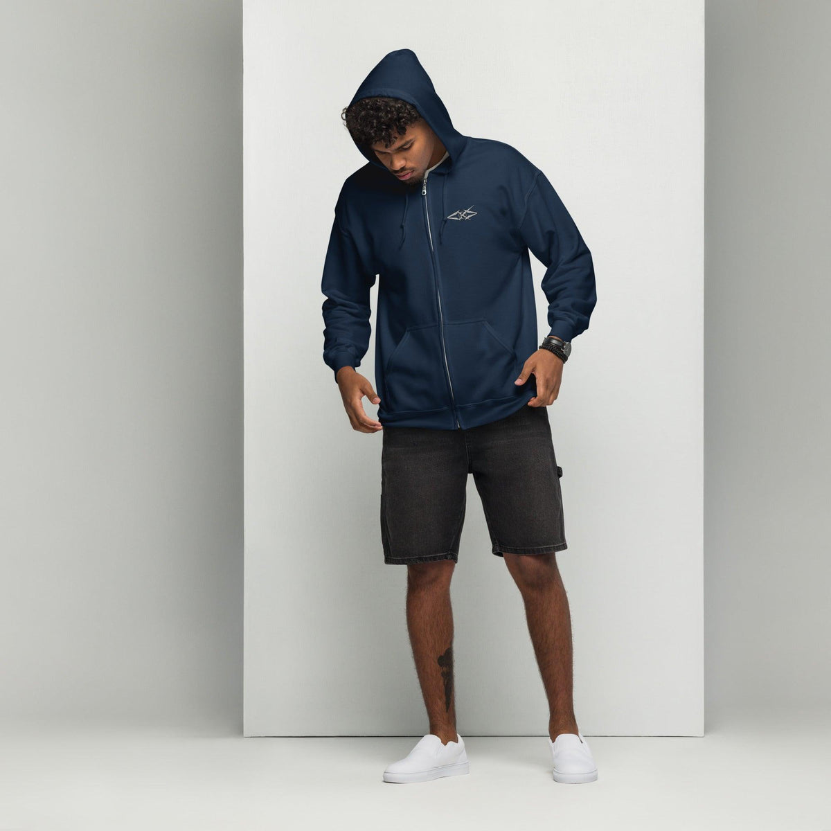 Unisex BBB zip hoodie - VYBRATIONAL KREATORS®
