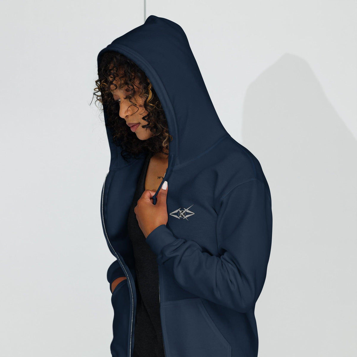 YOU ARE THE VISUAL, BABY! zip hoodie - VYBRATIONAL KREATORS®