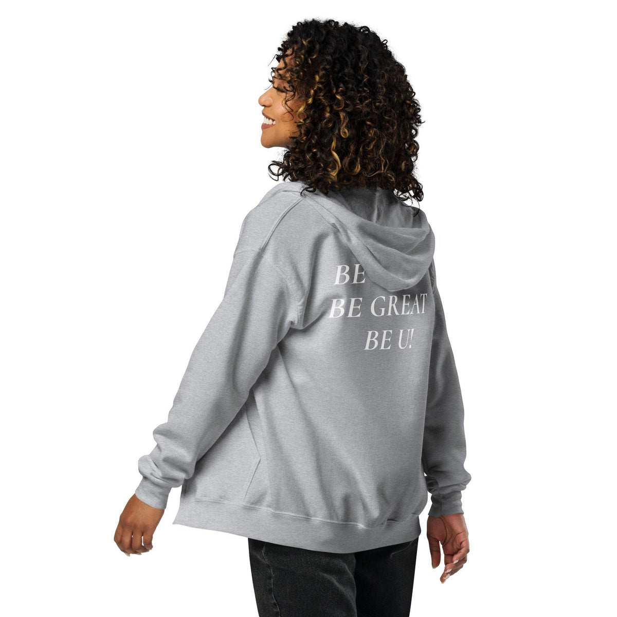Unisex BBB zip hoodie - VYBRATIONAL KREATORS®