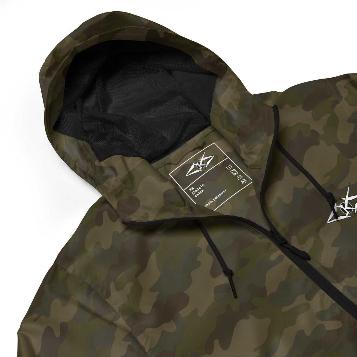 Unisex lightweight zip up windbreaker - VYBRATIONAL KREATORS®