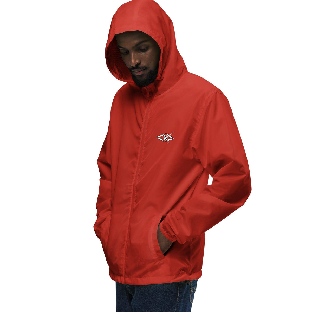Unisex lightweight zip up windbreaker - VYBRATIONAL KREATORS®