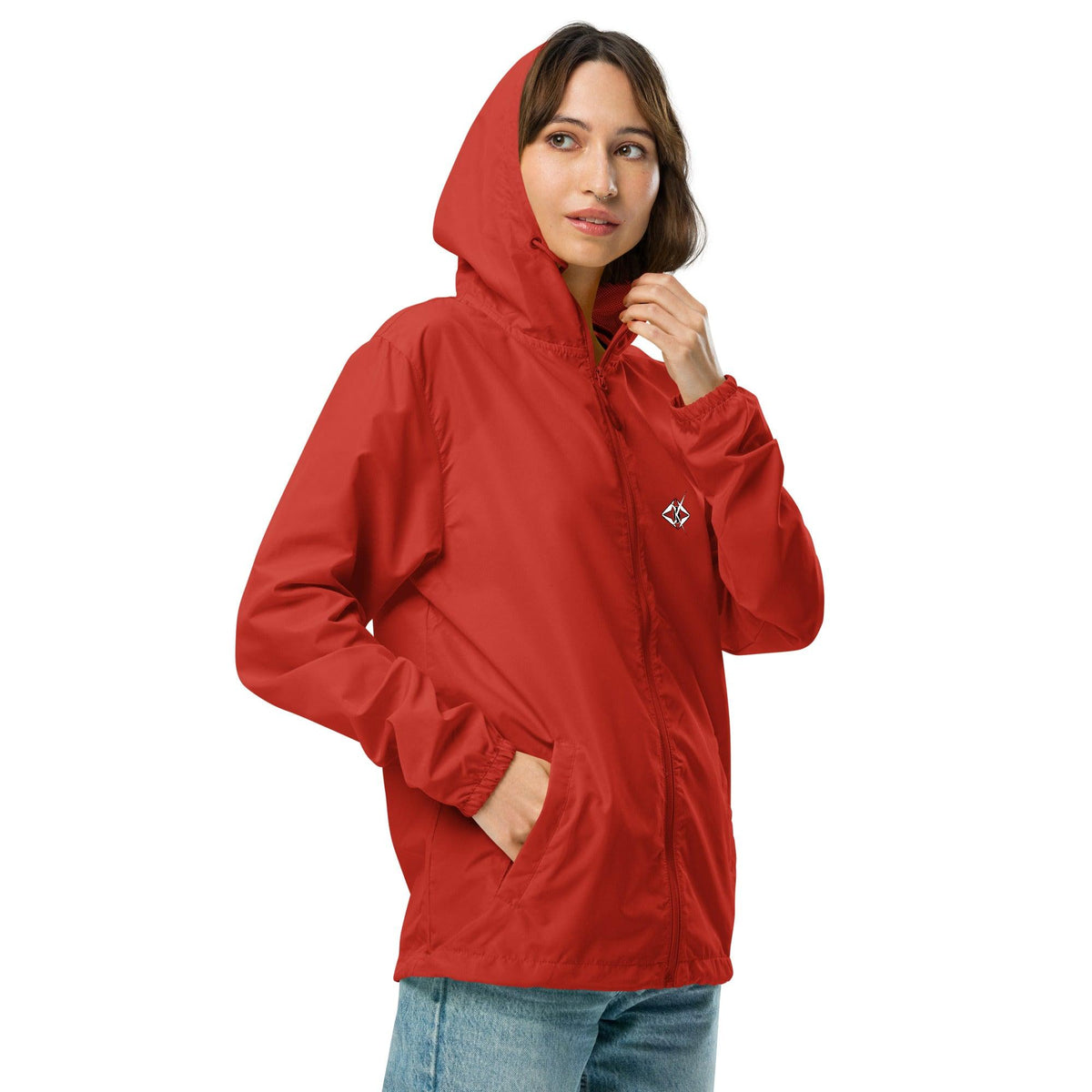 Unisex lightweight zip up windbreaker - VYBRATIONAL KREATORS®