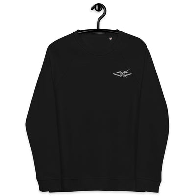 Unisex organic raglan sweatshirt - VYBRATIONAL KREATORS®