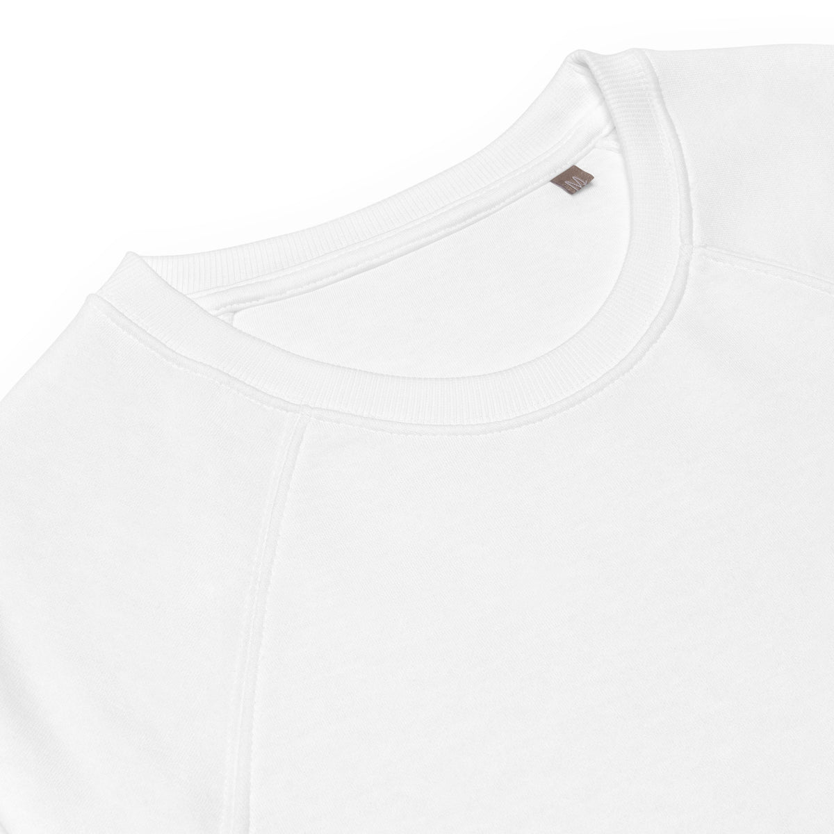 Unisex organic raglan sweatshirt