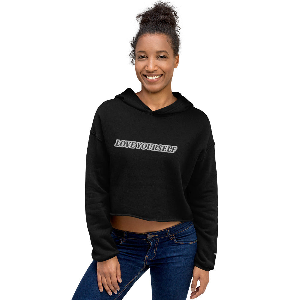 LOVE YOURSELF Crop Hoodie