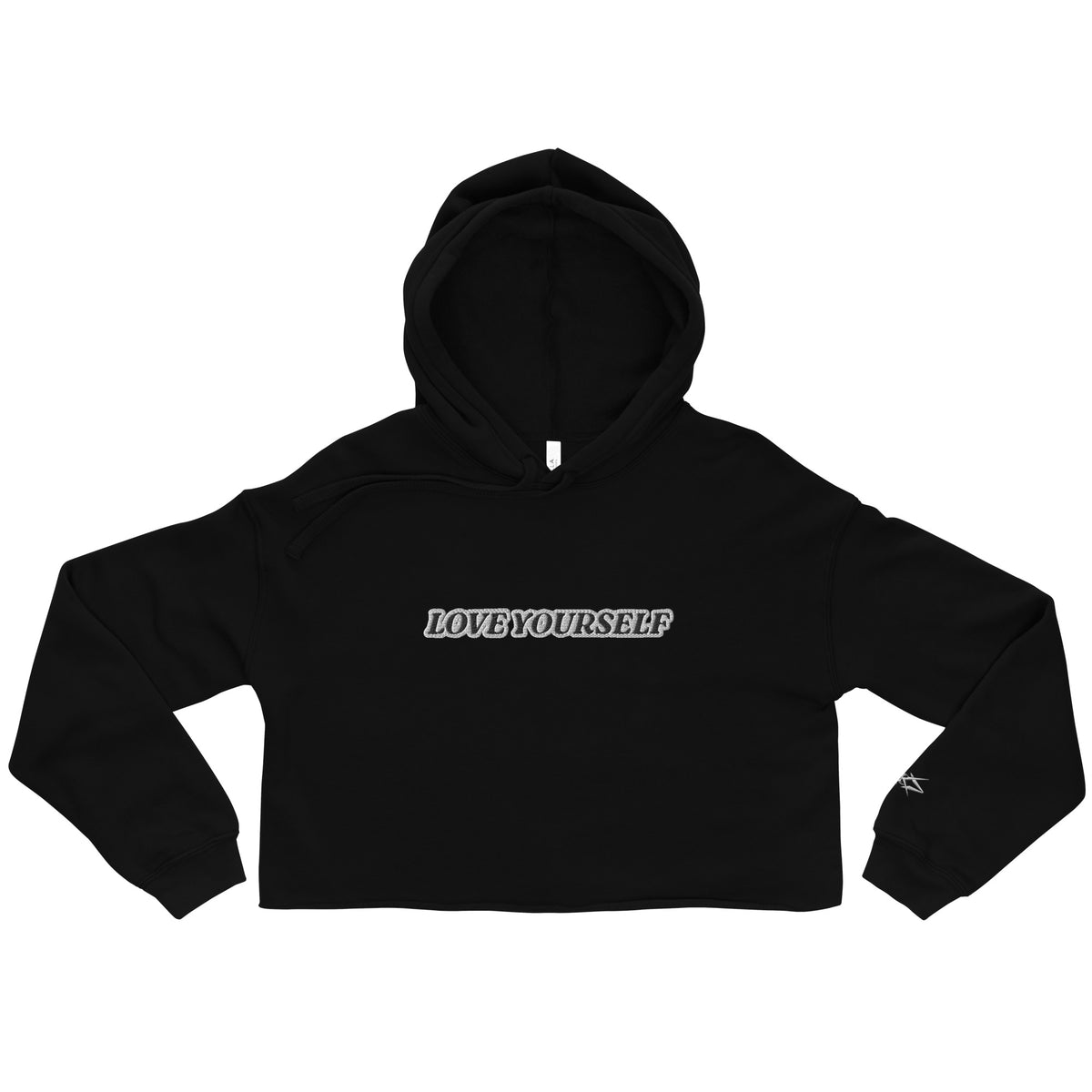 LOVE YOURSELF Crop Hoodie