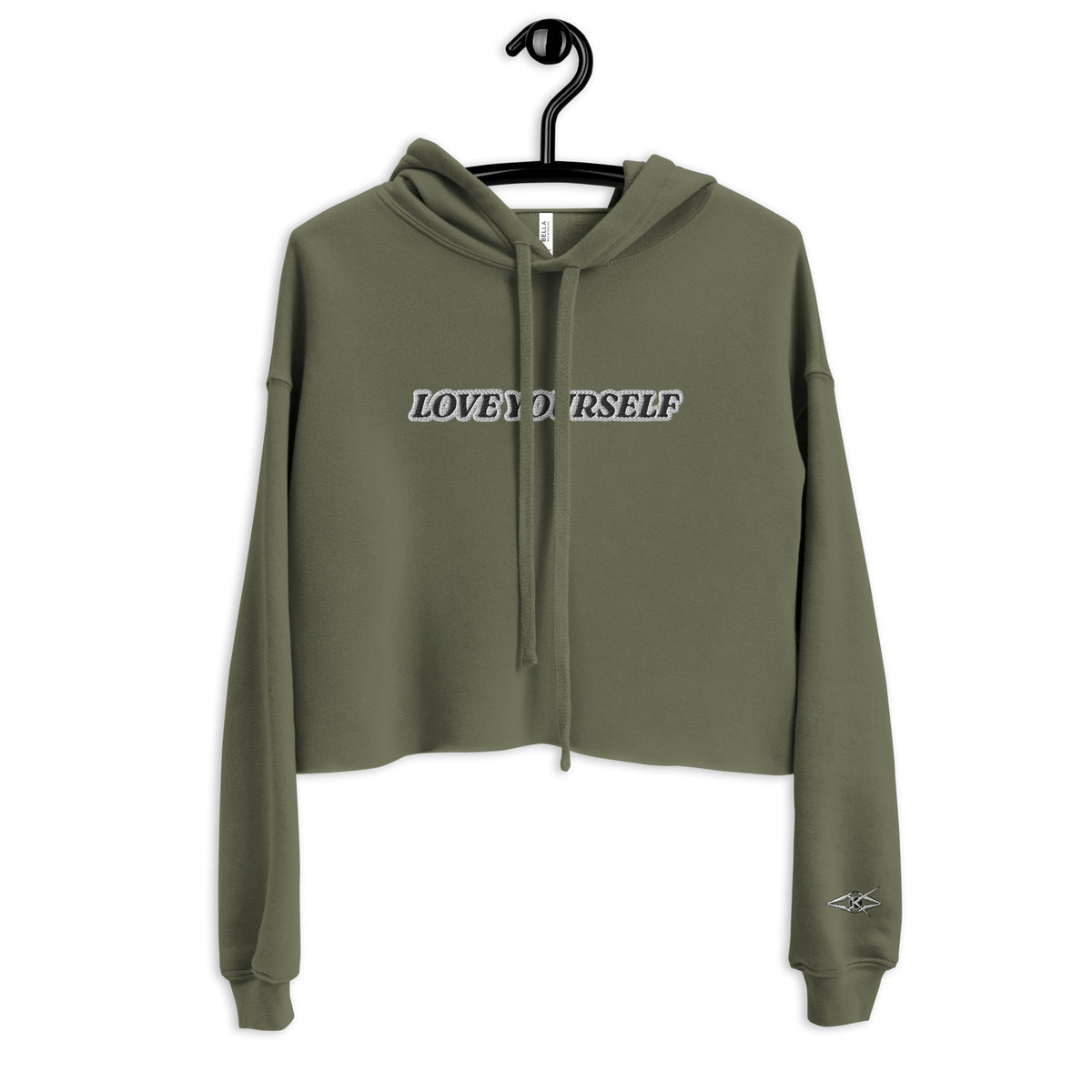 LOVE YOURSELF Crop Hoodie