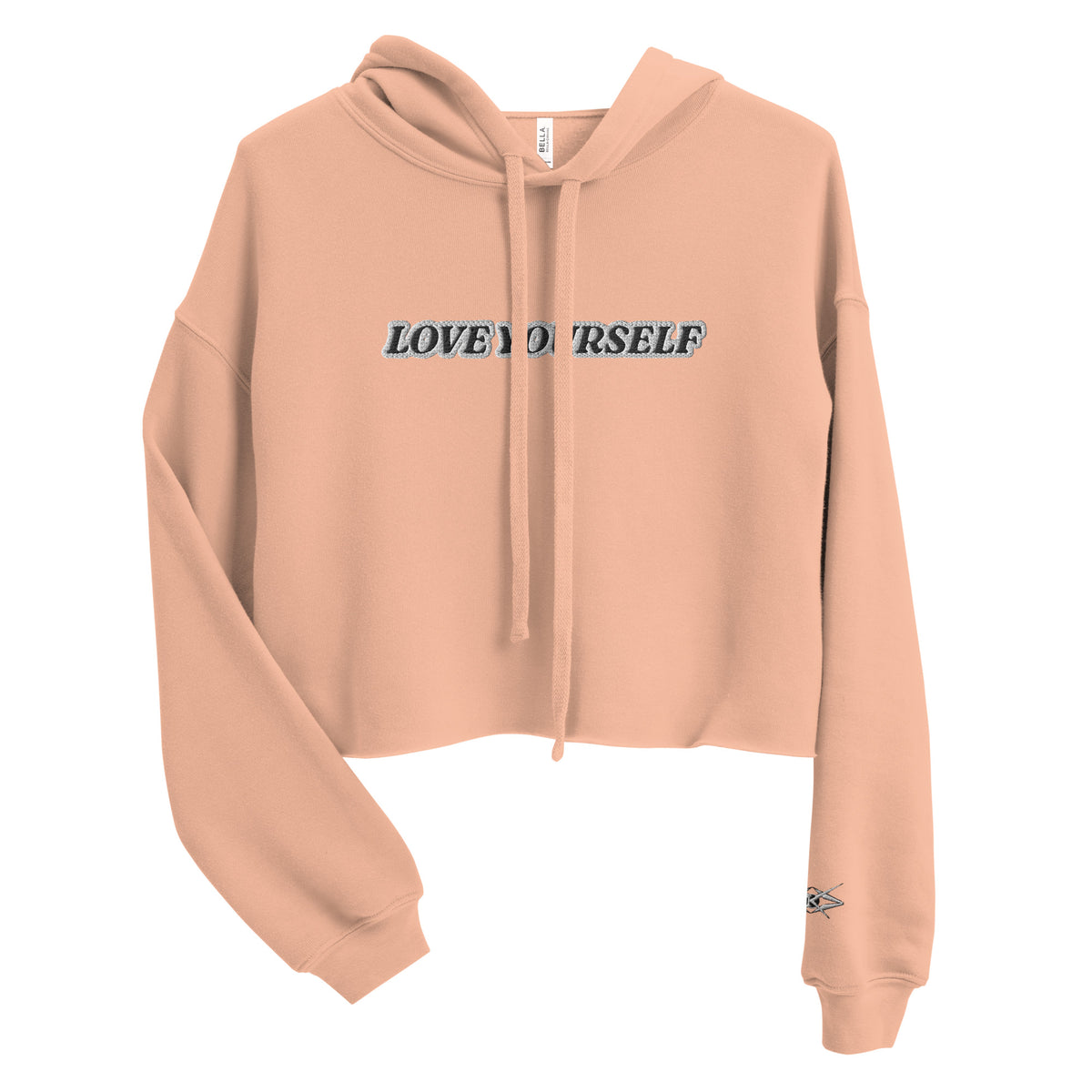 LOVE YOURSELF Crop Hoodie