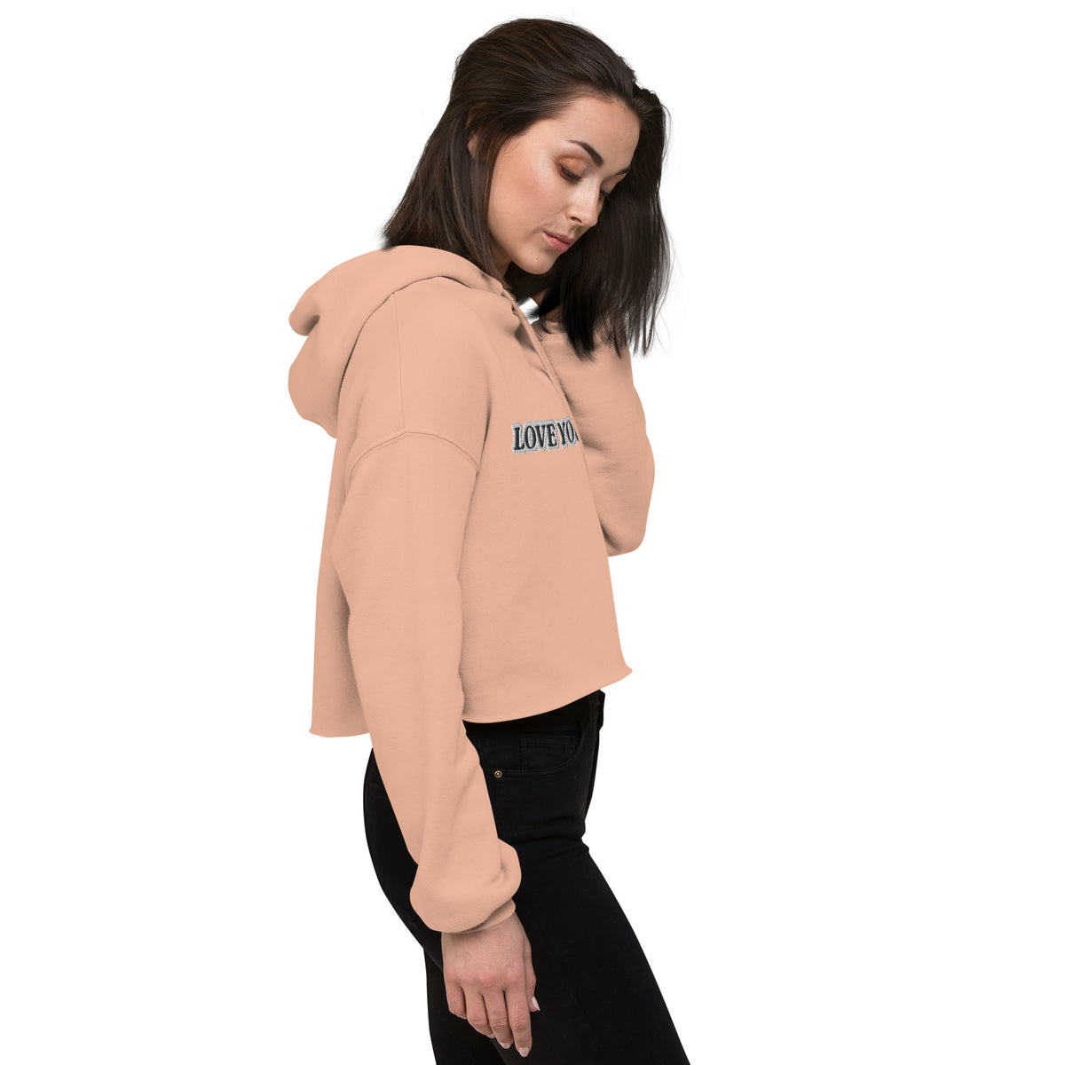 LOVE YOURSELF Crop Hoodie