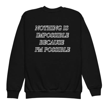 Youth crewneck sweatshirt NIIBIP - VYBRATIONAL KREATORS®