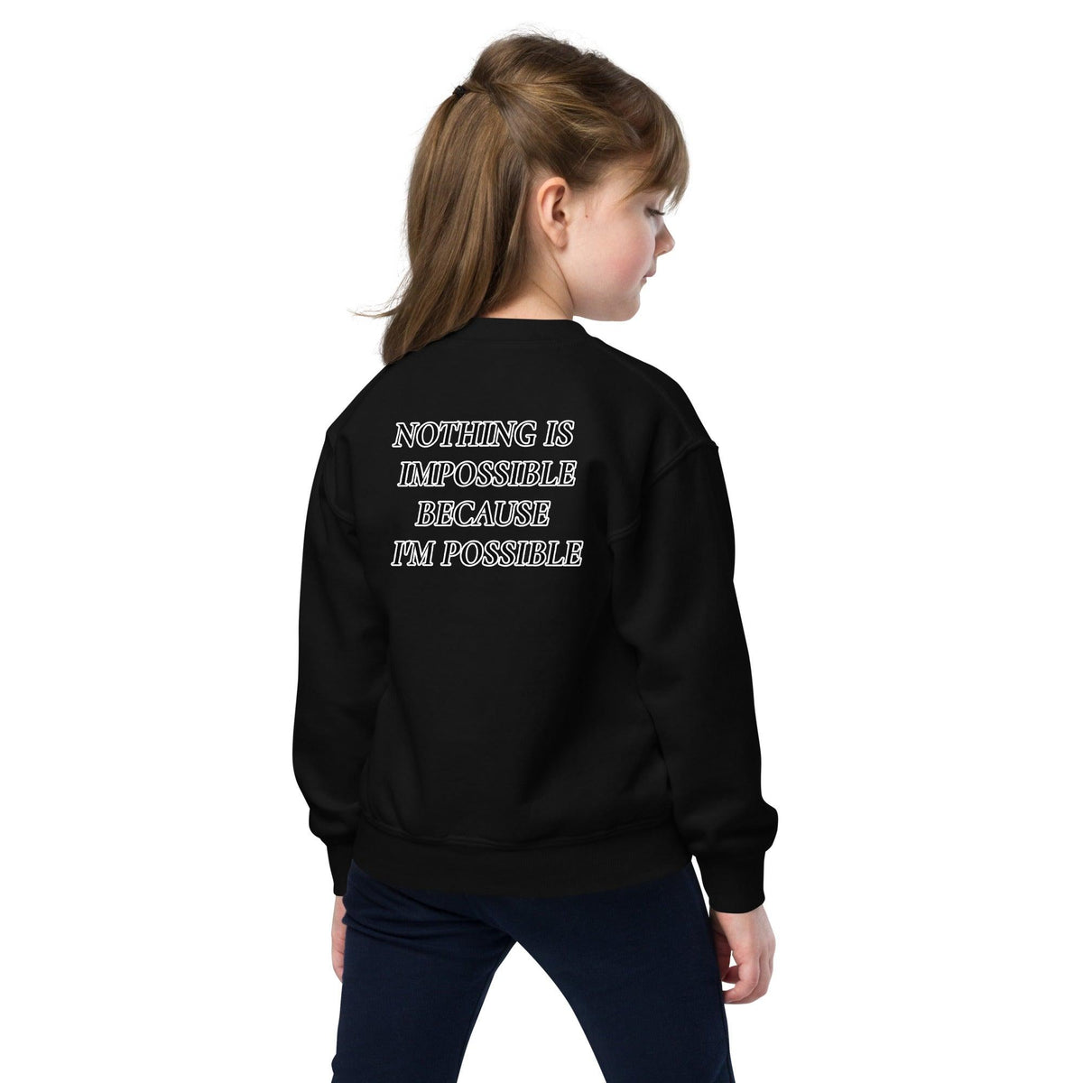 Youth crewneck sweatshirt NIIBIP - VYBRATIONAL KREATORS®