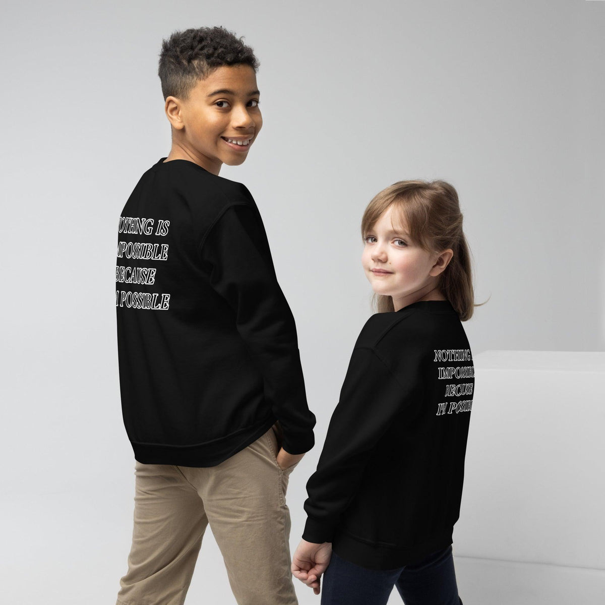 Youth crewneck sweatshirt NIIBIP - VYBRATIONAL KREATORS®