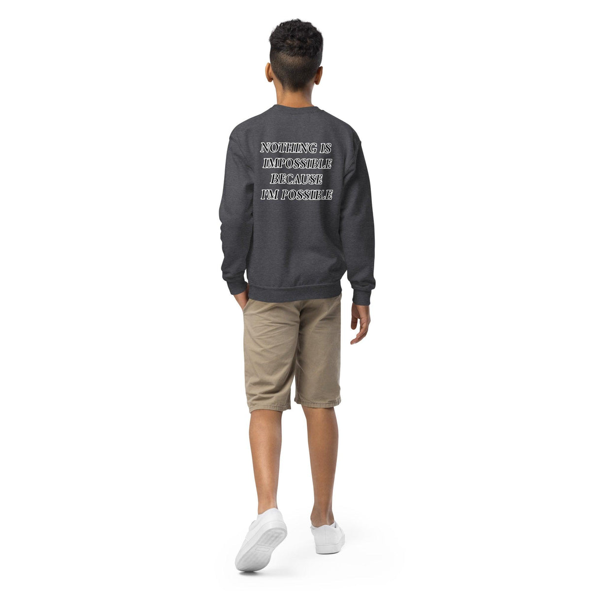 Youth crewneck sweatshirt NIIBIP - VYBRATIONAL KREATORS®