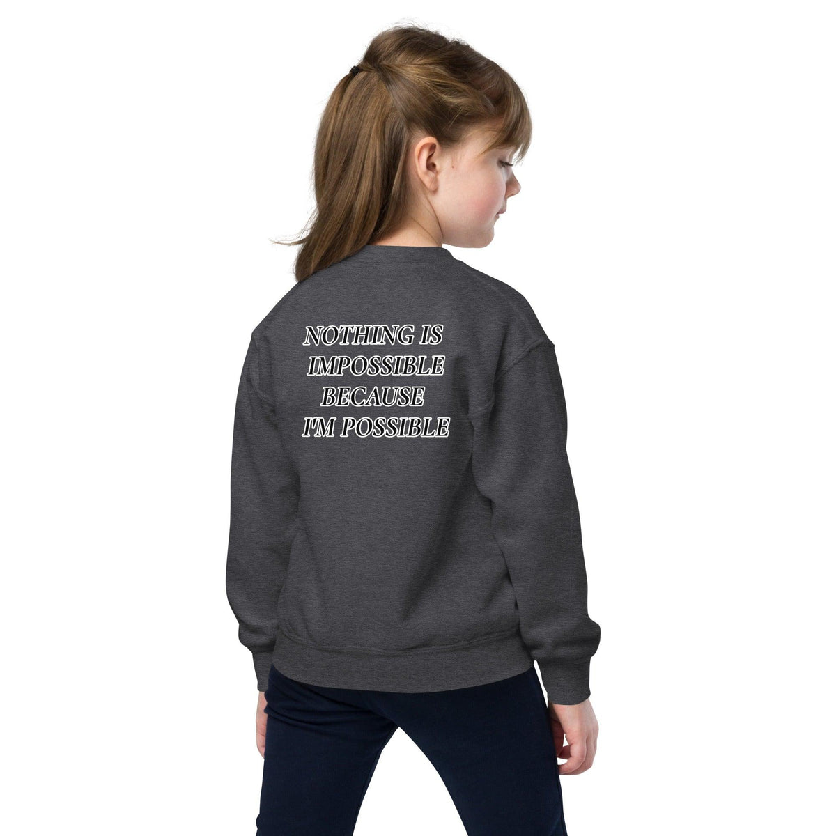Youth crewneck sweatshirt NIIBIP - VYBRATIONAL KREATORS®