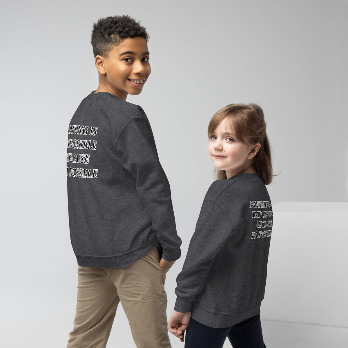 Youth crewneck sweatshirt NIIBIP - VYBRATIONAL KREATORS®