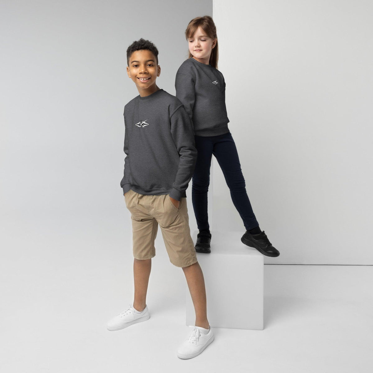 Youth crewneck sweatshirt NIIBIP - VYBRATIONAL KREATORS®