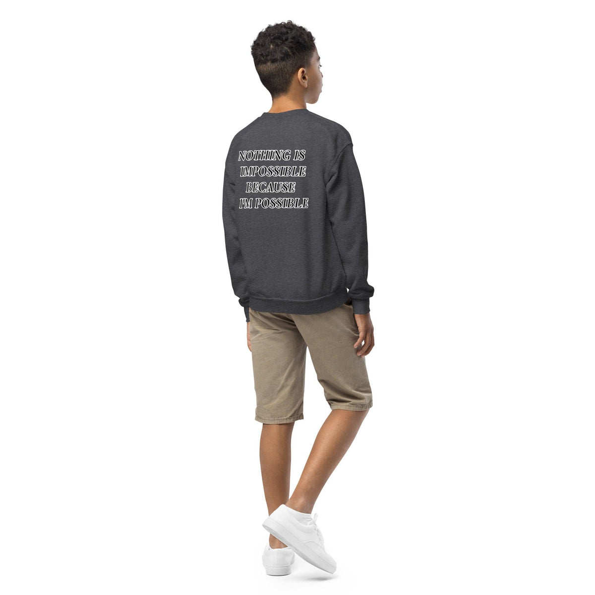 Youth crewneck sweatshirt NIIBIP - VYBRATIONAL KREATORS®