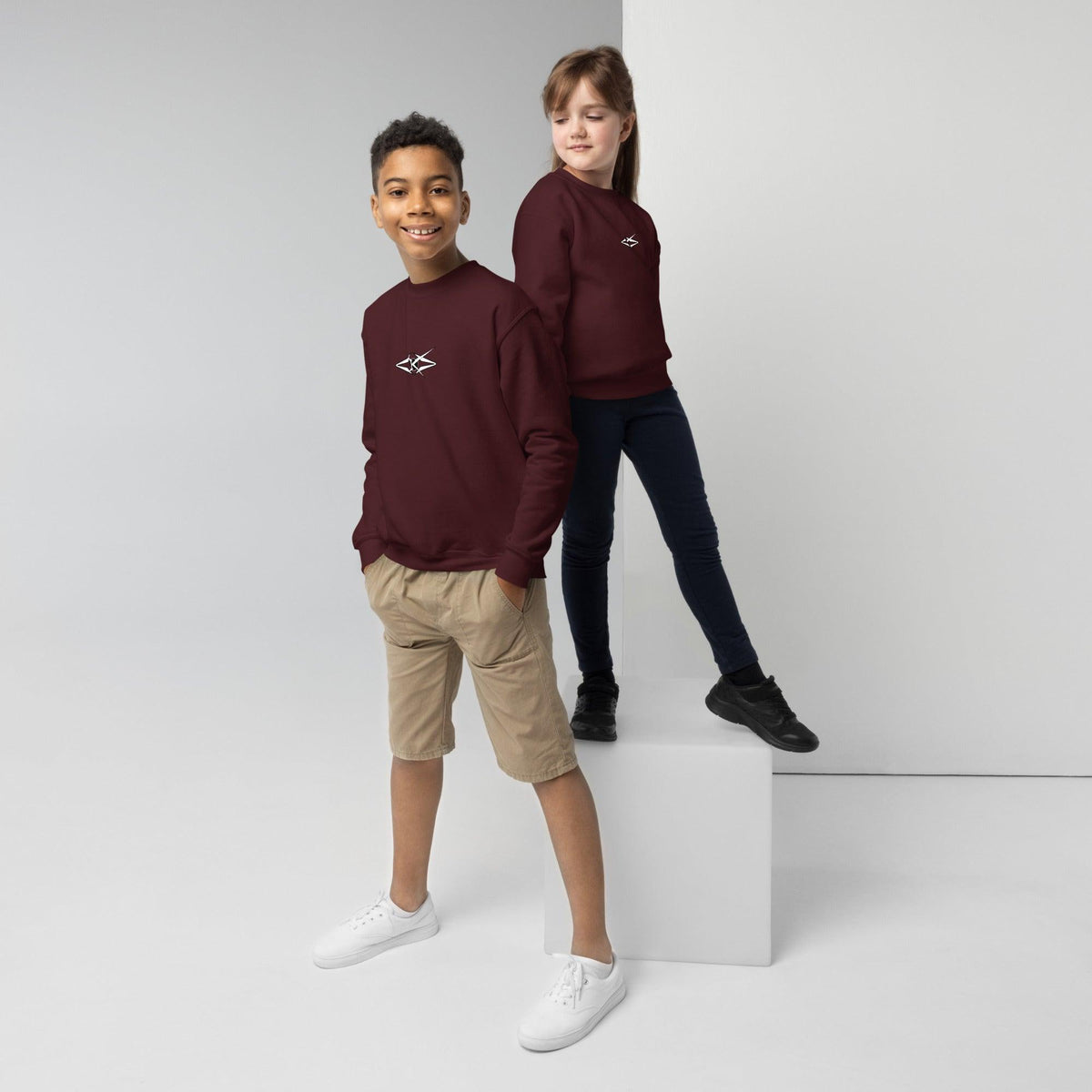Youth crewneck sweatshirt NIIBIP - VYBRATIONAL KREATORS®