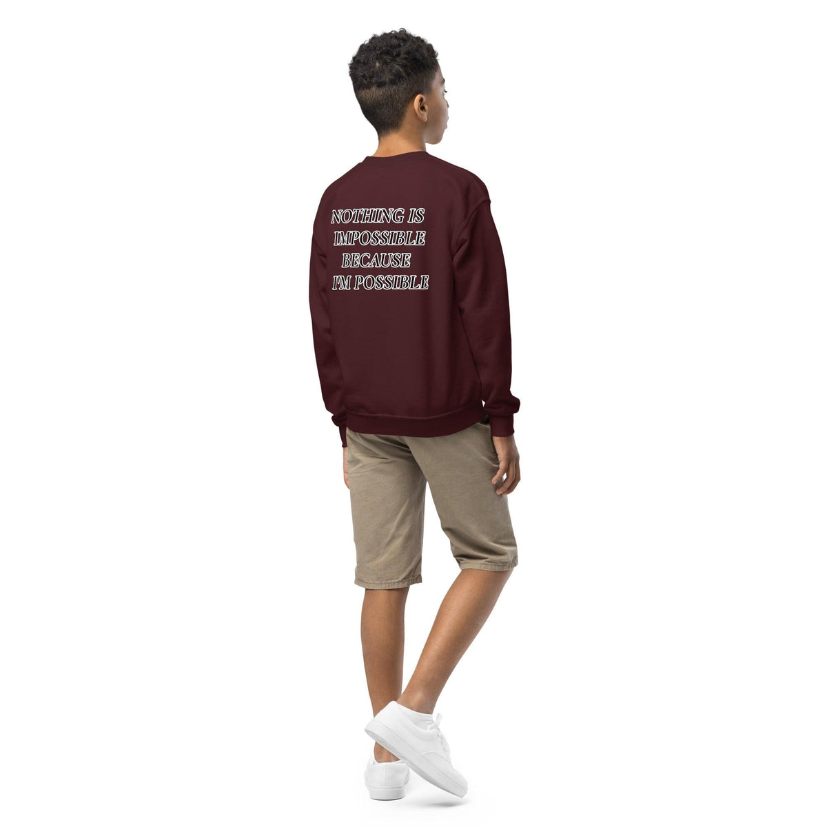 Youth crewneck sweatshirt NIIBIP - VYBRATIONAL KREATORS®